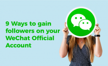 how to get followers for WeChat company page